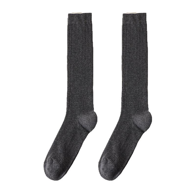 Japanese JK Lolita Slouchy Knit Socks – Anti-pilling, Odor-Resistant Cotton, Calf-Length, Trendy and Thin for Students.