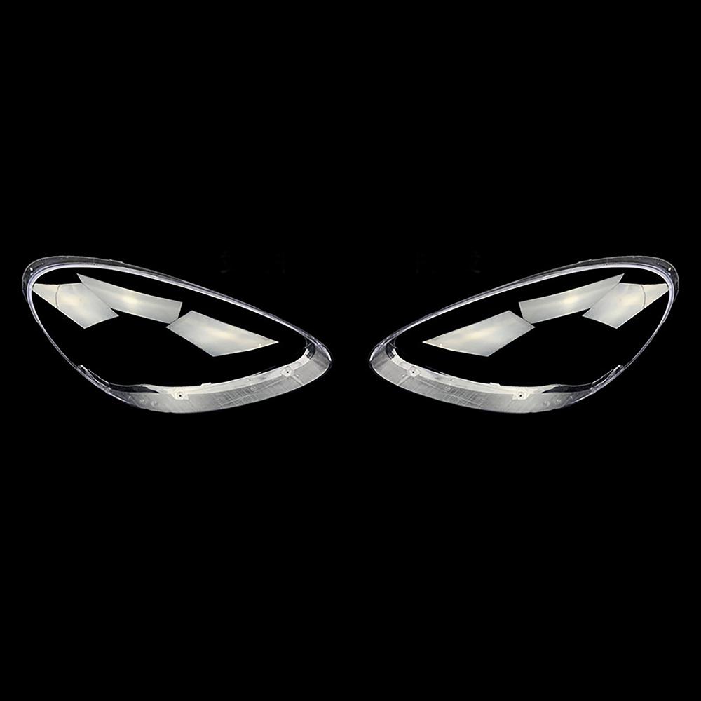 Car Front Headlamp Caps For Porsche Cayenne 2011 2012 2013 2014 Glass Headlight Cover Auto Transparent Lampshade Lamp Lens Shell