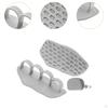 1 Pair Weight Lifting Grips Barbell Bar Pads Fingerless Portable Gym Hand Protection for