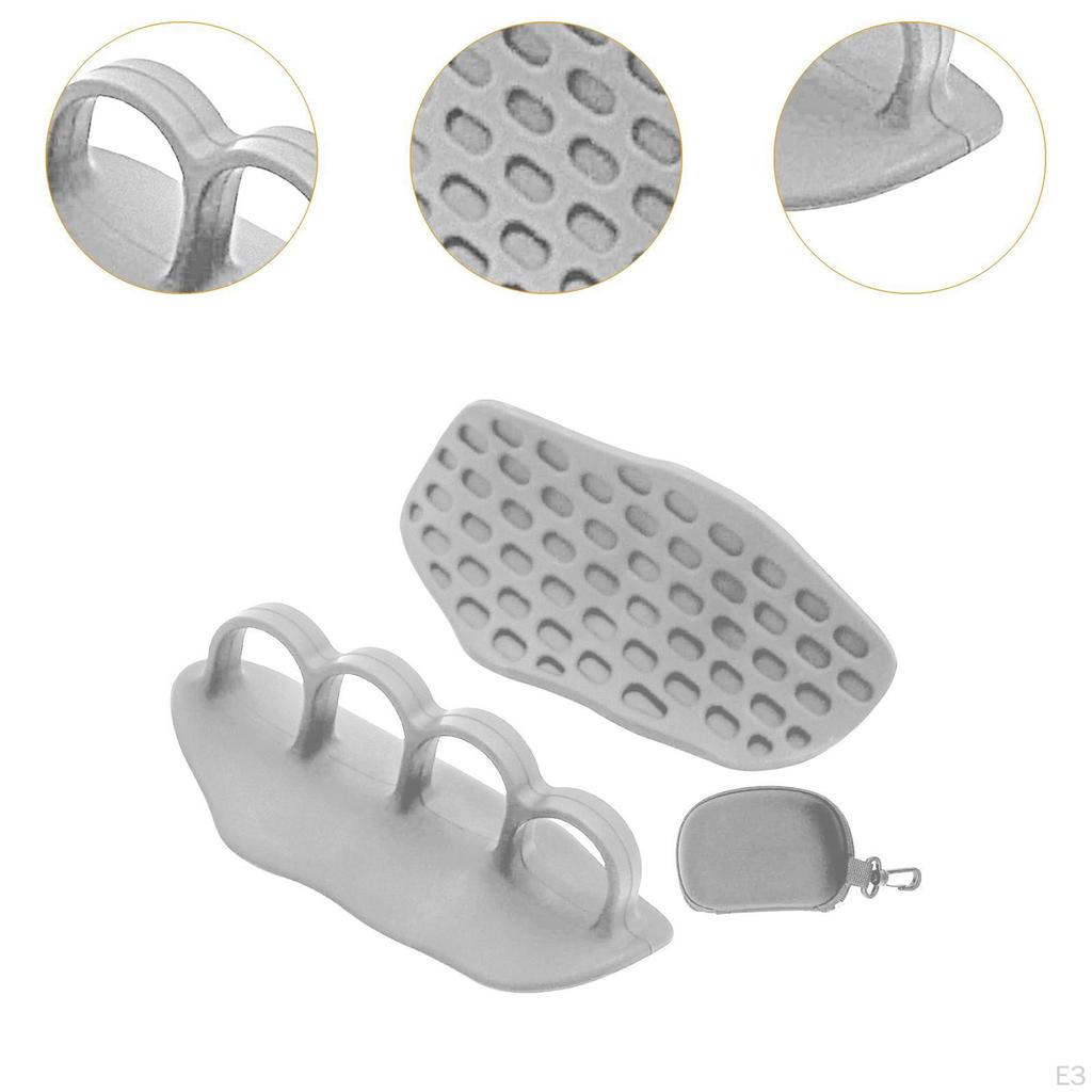 1 Pair Weight Lifting Grips Barbell Bar Pads Fingerless Portable Gym Hand Protection for