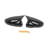 2x Side Mirror Cover Caps Rearview Mirror Caps Replacement Driver Passenger Side Spare Parts 5K0857537 5K0857538 for Touran