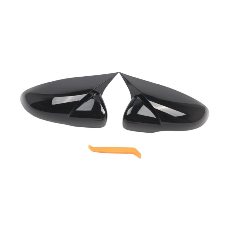 2x Side Mirror Cover Caps Rearview Mirror Caps Replacement Driver Passenger Side Spare Parts 5K0857537 5K0857538 for Touran