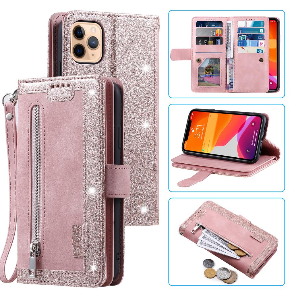 Wrist Lanyard Retro Leather Wallet Case for Xiaomi 12 Ultra 11T Pro 11 Lite 10T 10 Multi 9 Card Slot Zipper Pocket Flip Cover