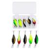 5PCS with Hooks Topwater Fishing Lures ABS Hard Baits Durable Artificial Hard Baits Bass Fishing