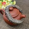 Unisex Ethnic Tibetan Silver Dragon Head Bracelet, Handmade Gift