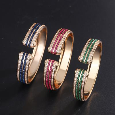 Schmuck Farbiger Schatz Retro Armband Damen Eingelegter Imitationsfarbiger Schatz Luxus Eingelegtes Armband Damen