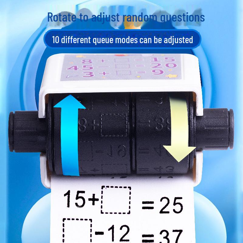 Math Arithmetic Fill-in-the-Blank Stamp Set: 100 Exercises for Homework Mistakes