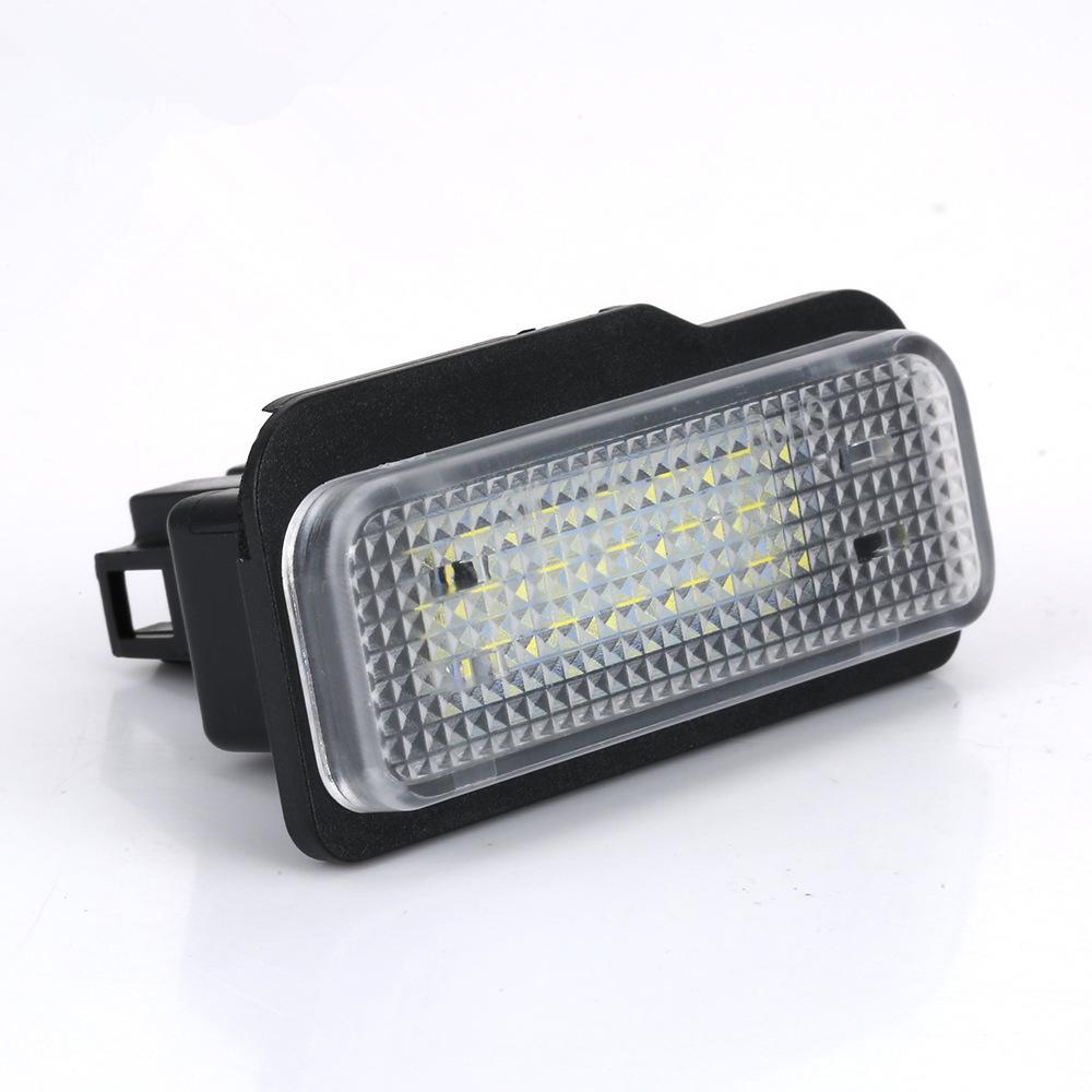 2Pcs LED Number License Plate Lights For Mercedes-Benz W203 W211 W219 S211 R171