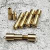 5 Pcs/lot Brass Rivet Screw Grinding DIY Knife Handle Fastener Accessories Tactics Lock Rivet Diy Craft Supplies