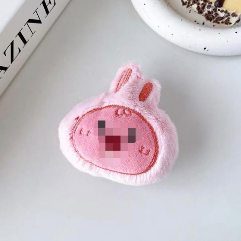 Plush Cartoon Mobile Phone Airbag Bracket, Back Sticker, Puppy Bear Wind Girl, Desktop Watching Drama Support Rack, Portable