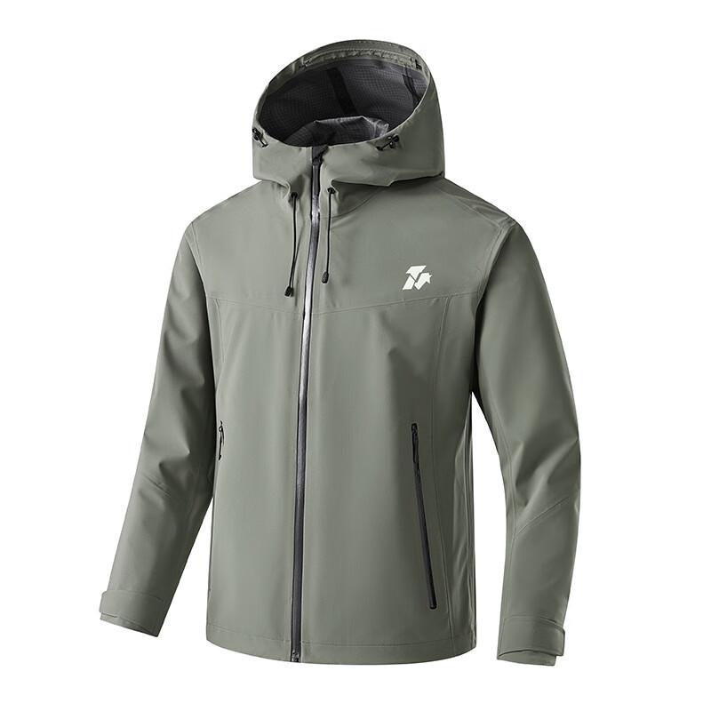 

Xun Zhanying Outdoor Lightweight Rainproof Hiking Jacket 4XL