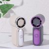 6 Gear Wind Mini Portable Fan LED Display Air Turbo Tech Handheld Turbo Fan Adjustable Ultra-quiet USB Rechargeable Fan Student