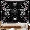 Tapestry Kjhl Skull Butterfly Floral Black