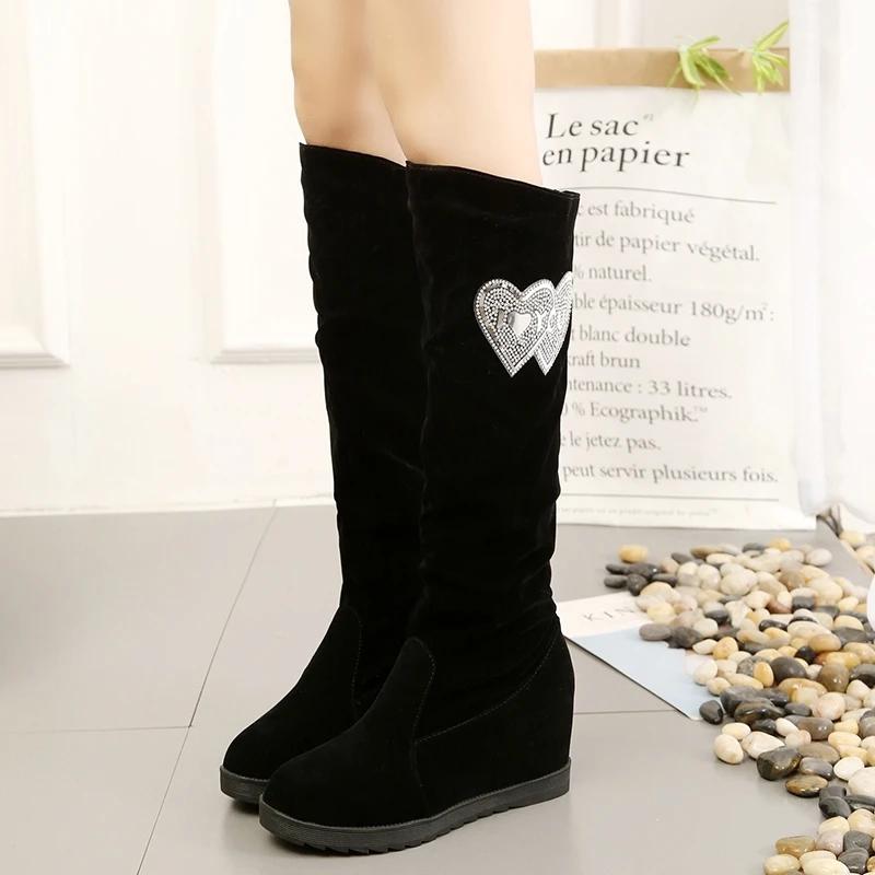 Fashion Long Boots for Women Autumn High Heels Elegant Heeled Knee Shaft Shoes Woman Winter 2024 Y2k Novelty Large Size Warm New Spring