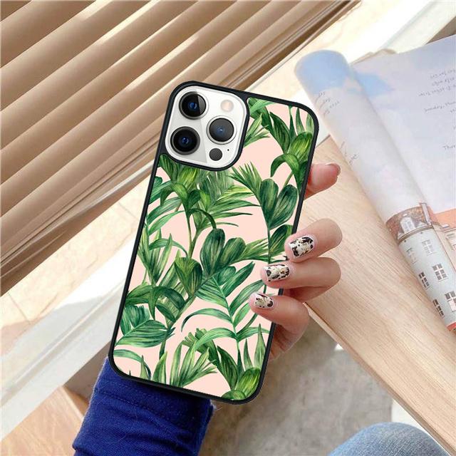 Monstera Flower Tropical Green Leaves Phone Case For iPhone 17 Air 15 16 Cover  14 13 Pro Max 12 11 Pro Max Max Plus