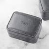 Earphones Bag Case Automatic Magnetic Closure Earphone Carrying Case Holder PU Leather for Wired Earbuds USB Cable Wall Charger
