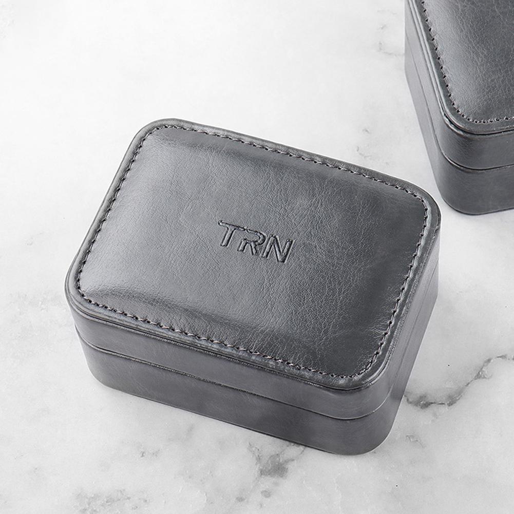 Earphones Bag Case Automatic Magnetic Closure Earphone Carrying Case Holder PU Leather for Wired Earbuds USB Cable Wall Charger