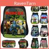 Game Roblox Backpack Rucksack Schoolbag Travelbag Lunch Bag Pencil Case Set 3pcs