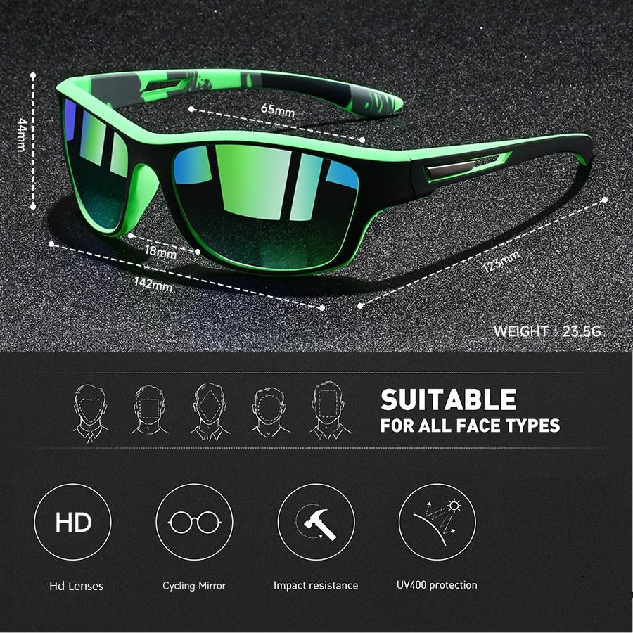 Fashion UV400 Men Women Running Mountaineering Fishing Sunglasses MTB Eyewear Outdoor Sport Protective Glasses