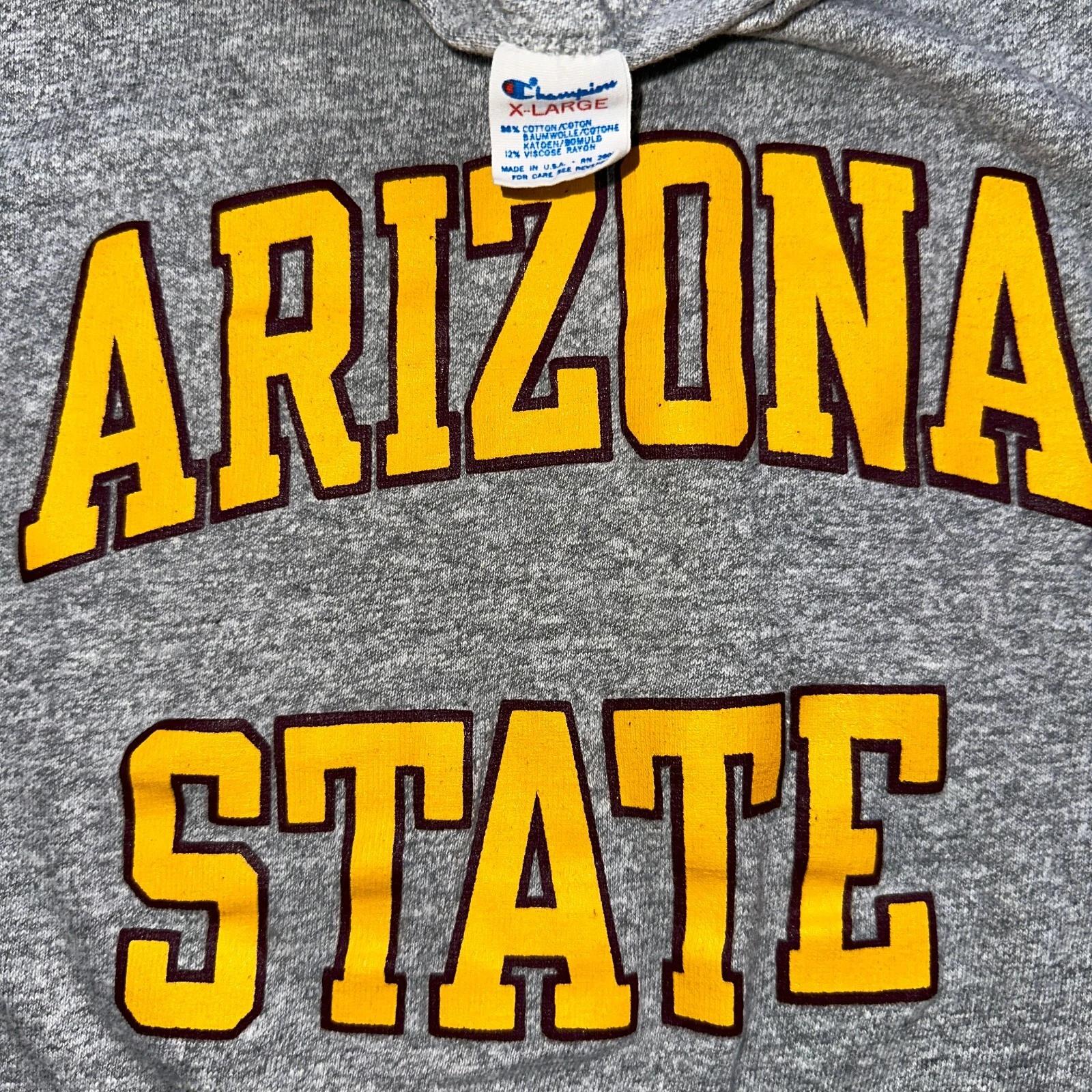 Champion 80s Arizona State VTG T Shirt ASU College University Track Tank Devils S