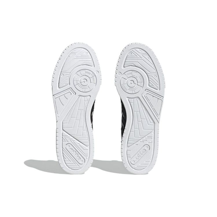 Adidas Neo D-Pad Leather Comfortable Trendy Slip-Resistant Durable Lightweight Low-Top Skate Shoes Unisex Sneakers Black White IG7586
