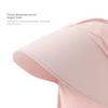Breathable Visor Cap with Shawl Sunscreen Hat New Pullover Cap  Outdoor Sports