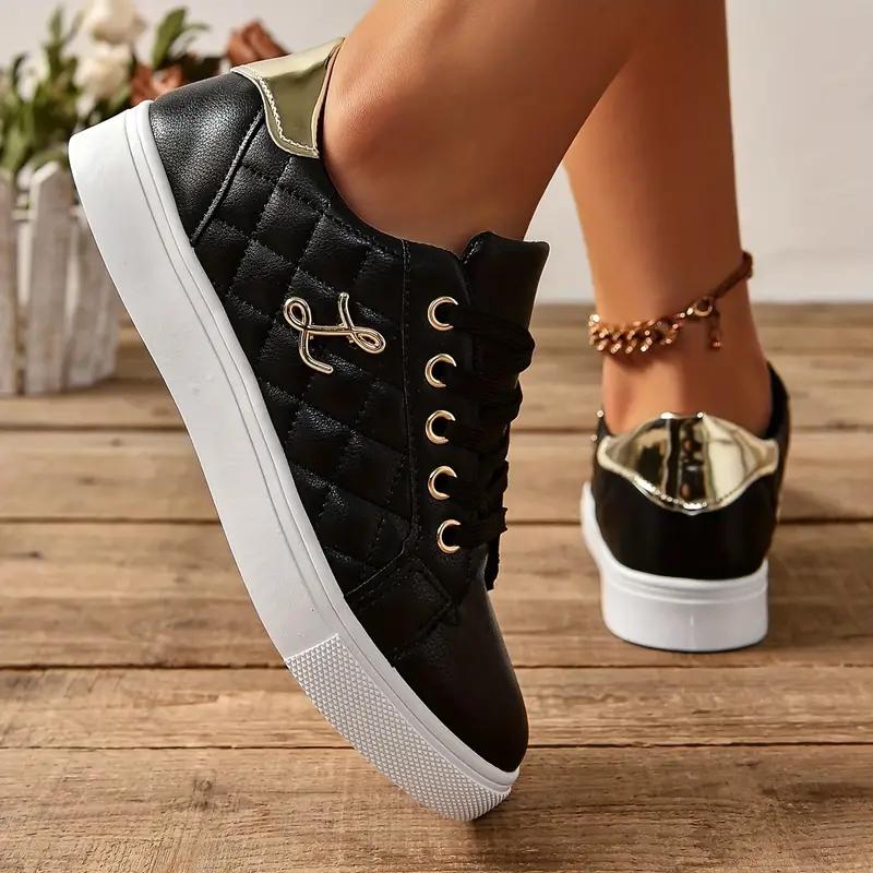 Plaid Elegant Women's Sports Shoes Fashionable and Versatile Throughout The Four Seasons Beautiful and Lightweight Women's Shoes