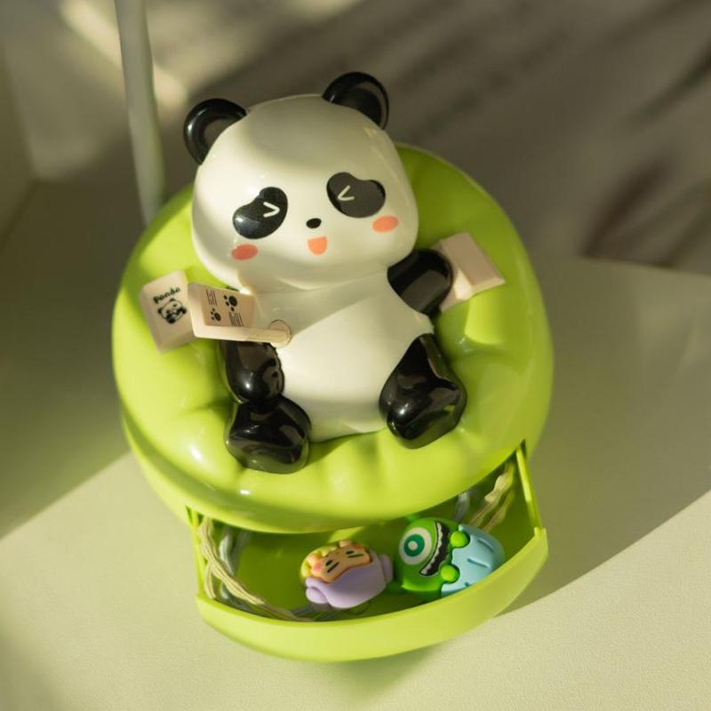 Cartoon Rechargeable Desk Lamp, Study Led Panda Desk Lamp, Creative Dormitory Student Desk Lamp, Night Light