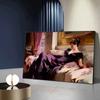 Funny Altered Art Victorian Woman Portrait Poster Prints For Living Room Home Decor Vintage Nobel Girl Canvas Painting Wall Art