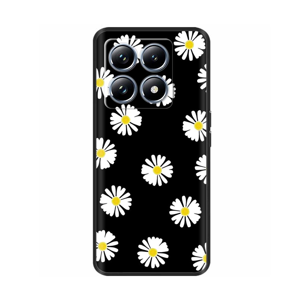 Silicone Phone Case for Xiaomi Mi 14T Pro / 14T 5G Case Luxury Painted Protection Shell Back Cover for Mi14T Soft Black Bumper