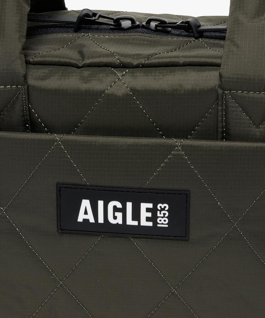 Aigle Official Quilted Mini Duffel Bag ZNHBN14 Moss Green Water-Repellent