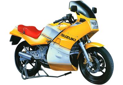 Aoshima Bunka Kyozaisha The Bike Series Suzuki GJ21A RG250 1984 Plastik Model 1/12 No.39 HB