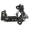 Blue Aluminium Alloy Motorbike Multiangle Adjustable License Number Plate Holder