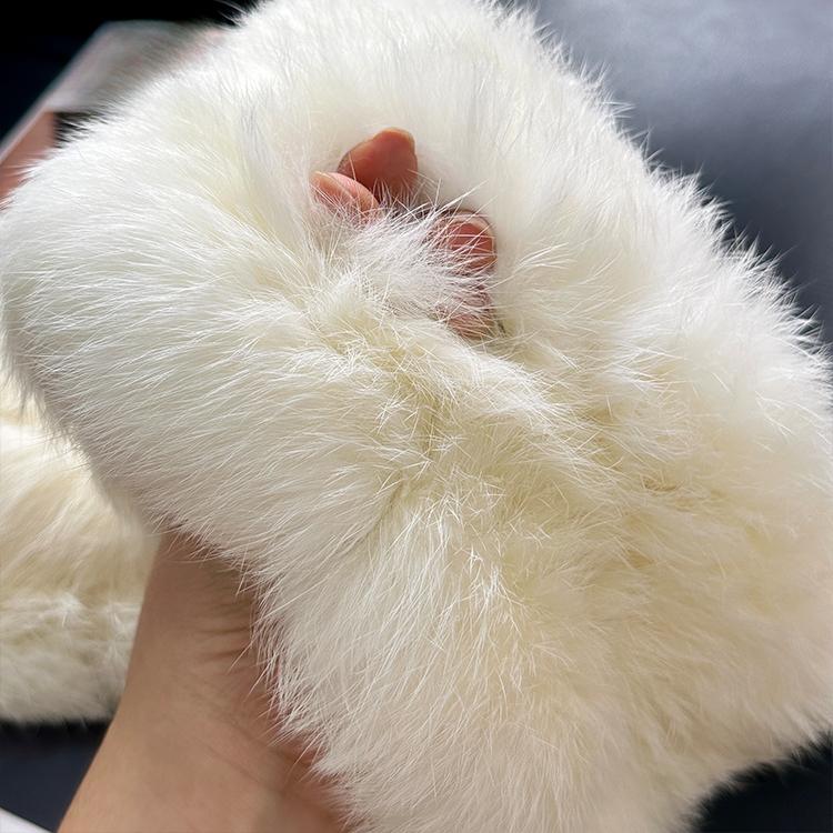 Travel Wear Warm Thickened Double-sided Rabbit Hair Scarf Outdoor Weaving Rabbit Hair Scarf Scarf Autumn and Winter