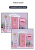1:12 Mini Dollhouse Furniture Set - Wooden Door, Ladder, Fence, Mailbox Accessories for OB11 Dolls