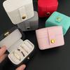 Mini Ring Box for Jewelry Storage - Portable Ear Stud and Earrings Holder
