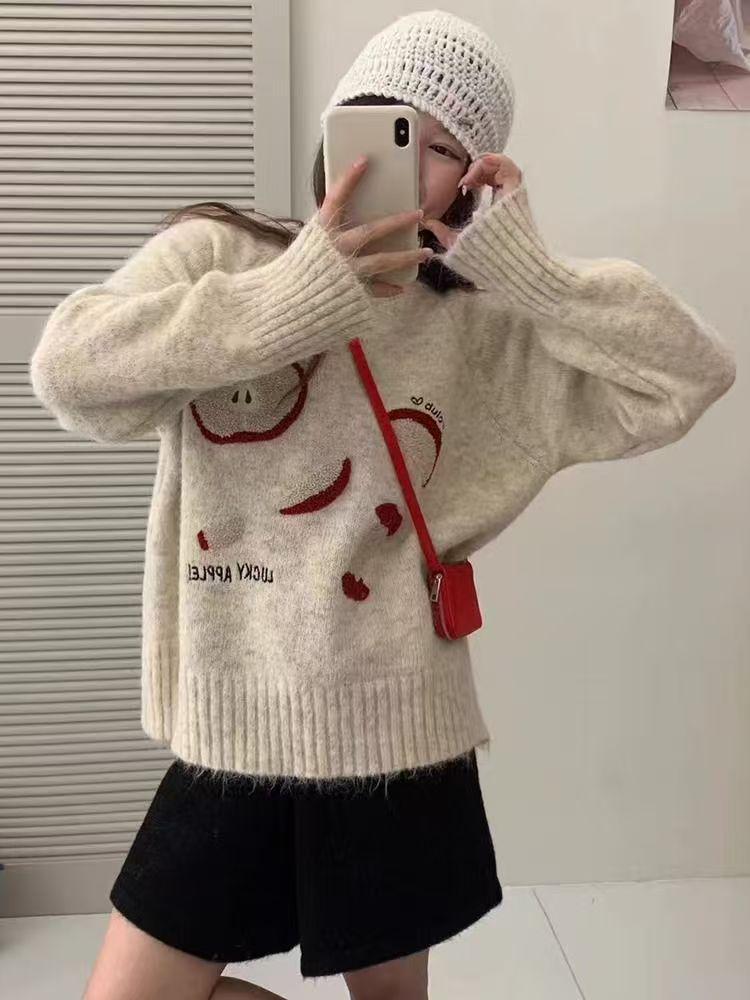 Lazy Chic Milky Soft Women's Sweater - Autumn/Winter Versatile Knitwear