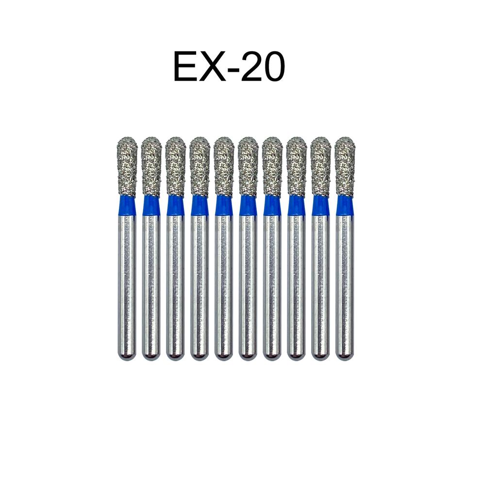 Nun Ck 10 Stück/Packung Dental Diamantbohrer für Hochgeschwindigkeits-Handstück Zahnarztbohrer FG-Serie Durchmesser 1,6 mm