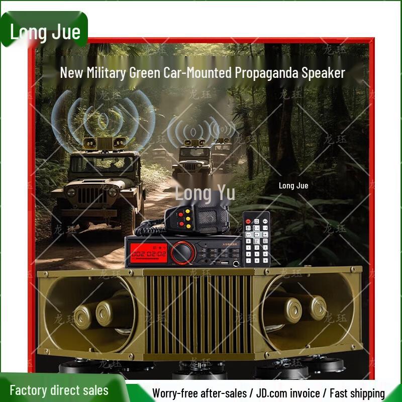 Long Jue 2800W Car Amplifier with Loudspeaker and Translation