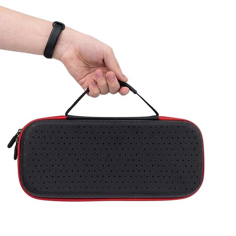 Storage Bag Fit for Switch OLED Console Controller Travel Handheld Portable Carrying for Case with Card Slot Game Handba