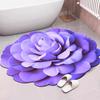 Non-slip Flower Carpet Special-shaped Bathroom Floor Mat  for Living Room Tea Table Bedside