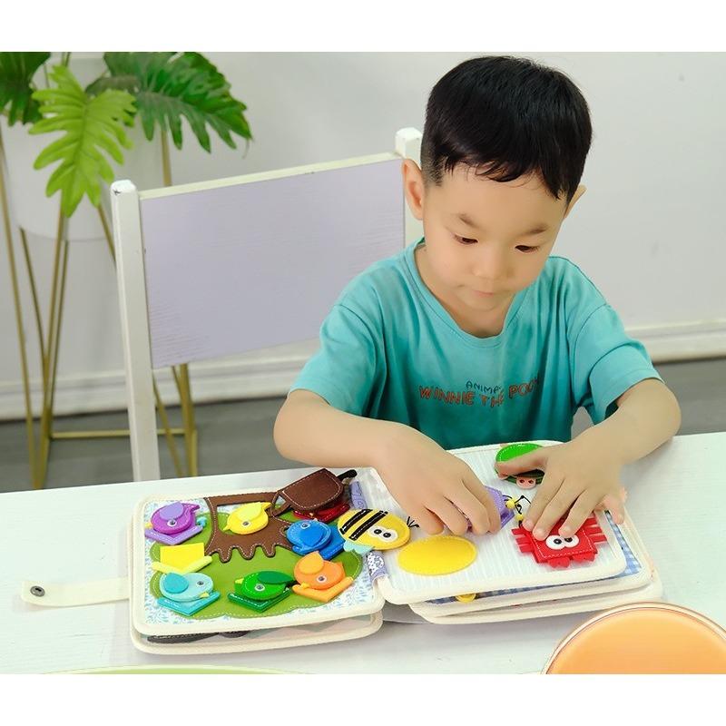 Clothing Toys Kindergarten Life Teaching Aids Enlightenment Children'S Early Education Puzzle Busy Felt Learning Board