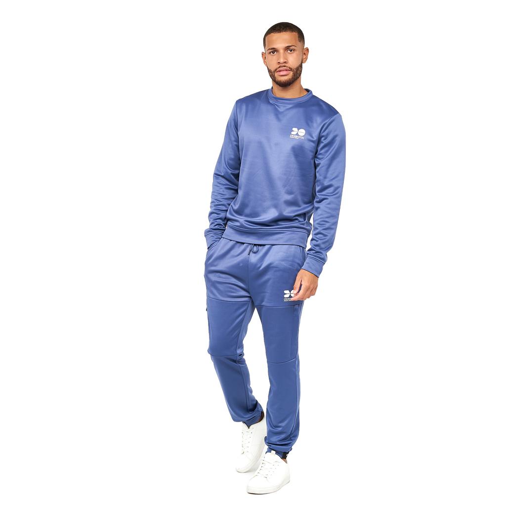 Crosshatch Mens Langtons Crew Neck Track Top