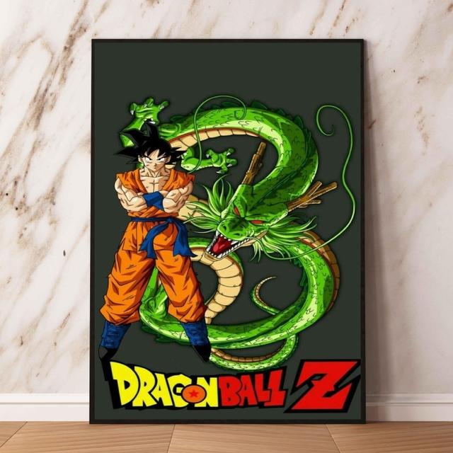 Canvas Printing Son Wukong Dragon Ball Comic Picture Decoration Painting Modern Home Hanging Cuadros