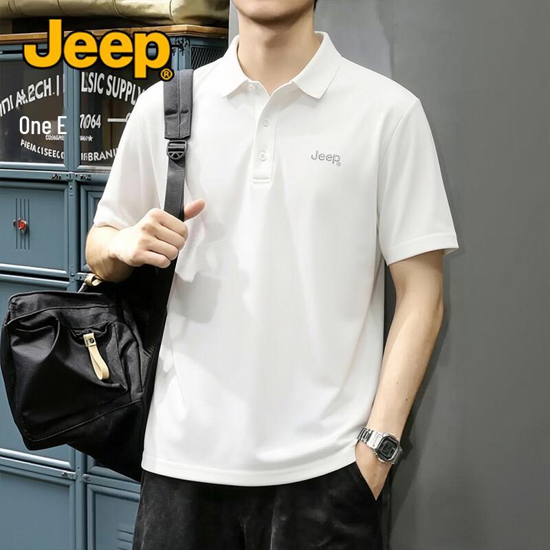 Мужская дышащая футболка-поло с коротким рукавом JEEP L