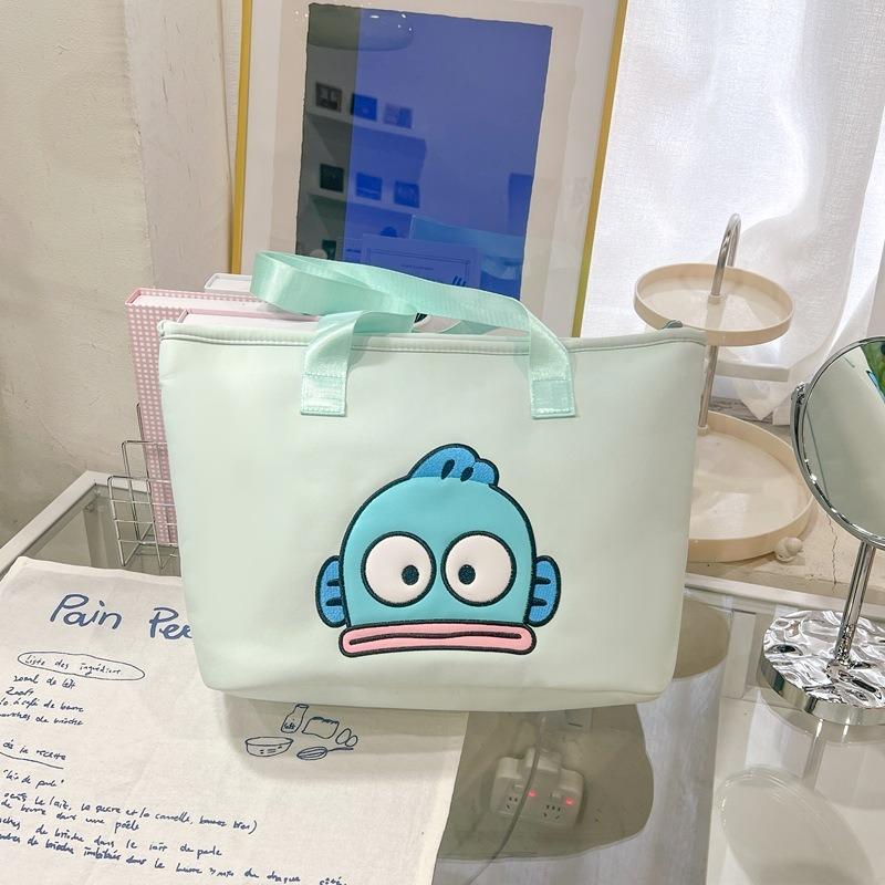 New Fashion Cartoon Large-capacity Commuter Tote Bag Cute and Sweet Girl Style Five-color Portable Shoulder Bag