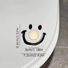 Contemporary Style Dopamine Smile Ball Toilet Lid Lifter Round Shape Handheld Toilet Seat Cover Opener for Bathroom