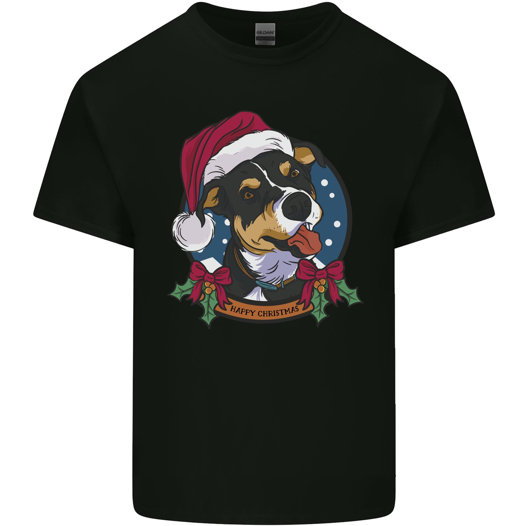 Christmas DoberUnisex Dog Xmas Unisexs Light Cotton TShirt S