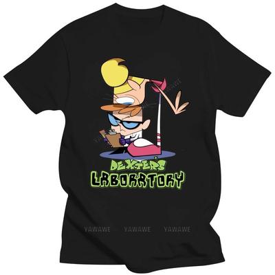 Mens Brand Summer T Shirts For Men New Dexter Laboratory V1 Poster 1996 T-Shirt (White) All Sizes S-3Xl 2Xl 32Xl Tee Shirt