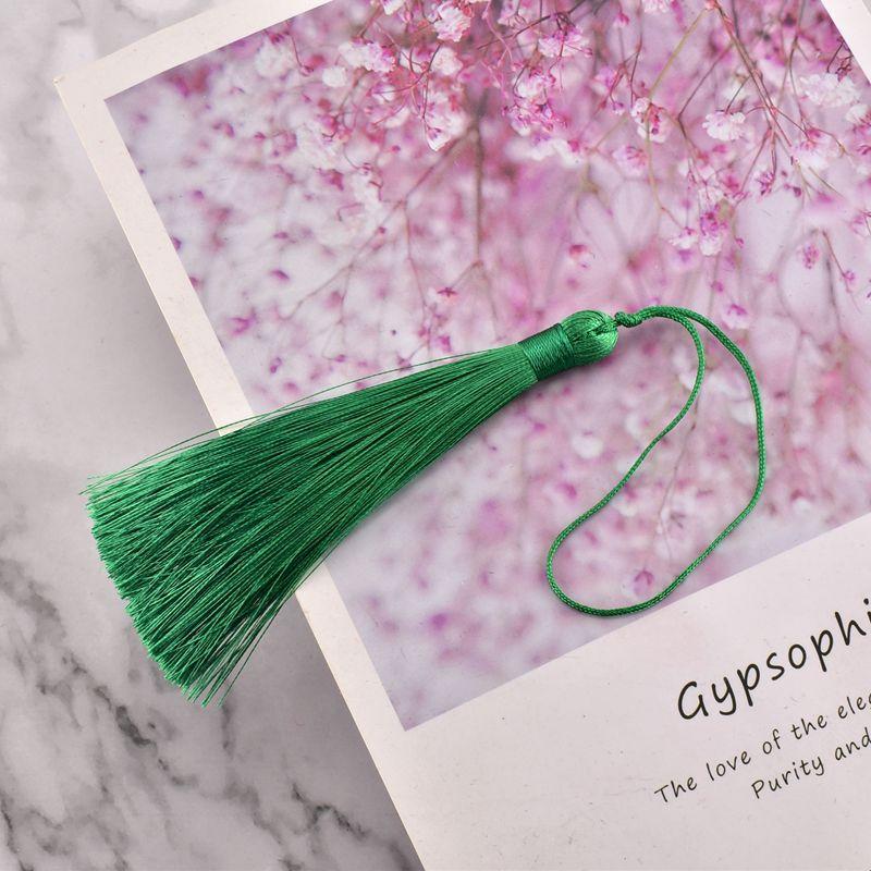 10CM Ice Silk Tassel Tassels Ancient Style Sachet Fan Pendant Bookmark Pendant Ear Diy Handmade Material Fringe Trim